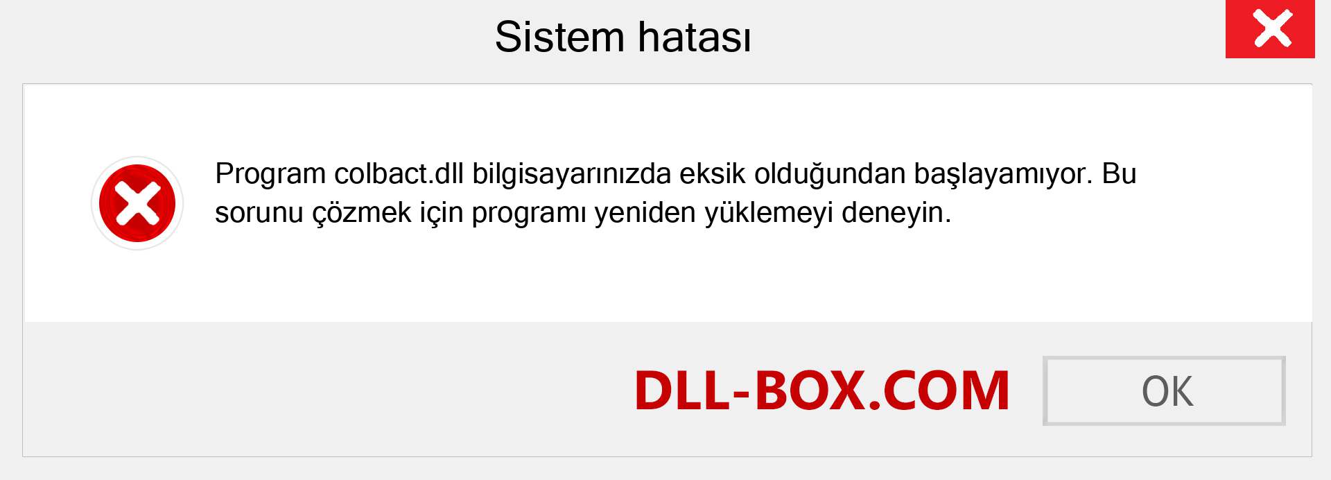 colbact.dll dosyası eksik mi? Windows 7, 8, 10 için İndirin - Windows'ta colbact dll Eksik Hatasını Düzeltin, fotoğraflar, resimler